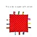 FOMUNI❤Deliver Fast Baby Soft Touch Comforter Blanket with Tags,Tag Comforter, Comfort Security Blanket Gift for Toddler Child Kids, Dinosaur Comforter Blanket-Red