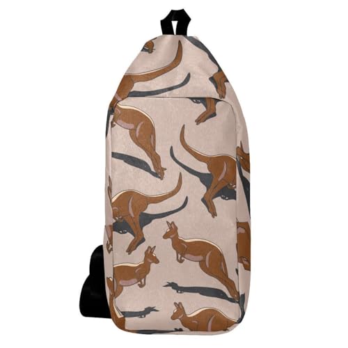 Mochila de hombro para senderismo bolsa cruzada de día para hombres y mujeres