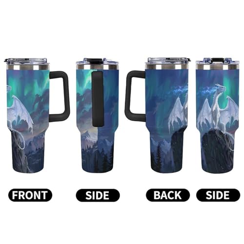 Taza de café Flying Dragon de 40 oz, termo ideal para té y agua apto para el coche 5