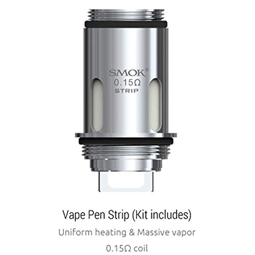 Smok Vape Pen 22 Light Coils 5er Pack Verdampferköpfe Größe Strip 0,15Ohm – Bild 4