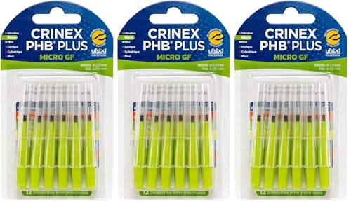Brossette dentaire Phb Plus Micro Gf CRINEX fibres Tynex élimine la plaque dentaire avec précision