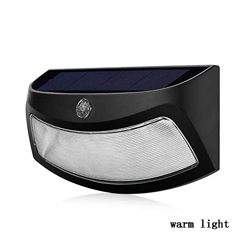 YGWL Lampe Solaire De Visage Souriant,Contrôle Solaire Intelligent De Charge Solaire IP65 Étanche,Adapté À L'éclairage des Escaliers D'éclairage De Cour,Noir,Warm Light