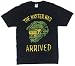 Halo The Master Has Arrived Adult Black T-Shirt (Adult Large)