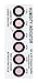 Premium Humidity Indicator Cards 20 Pack(Reusable) - 10-60% 6 Spot(20 Cards)