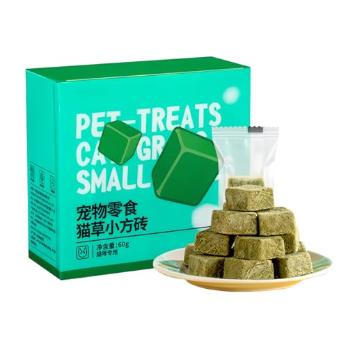 Gato hierba bocadillo natural, dentición 60g Masticar hierba mascota gato liofilizado alimentos interior gato eliminación de pelo Ayuda comestible para gatos Catnip para comedor, sala de estar