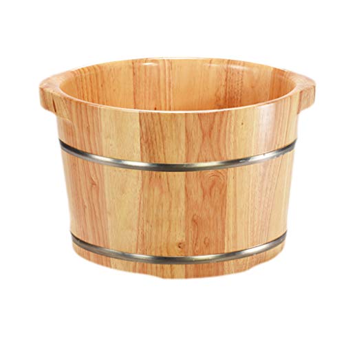 Katzowen bañera de spa para pies de madera