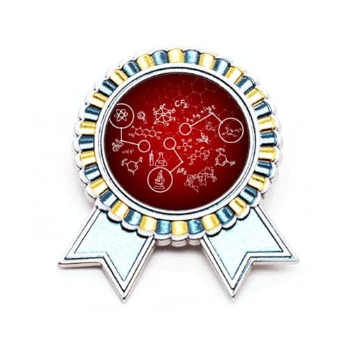 Broche moléculaire de chesterie biologique M en métal pour sublimer vos vestes