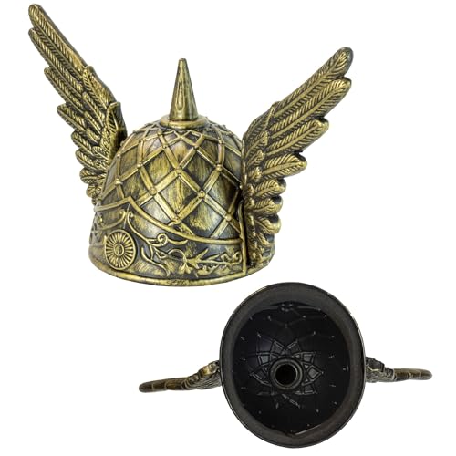 W WIDMANN MILANO Party Fashion - Casco vikingo con alas de plástico duro para adultos, accesorio de disfraz