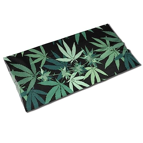 SEAEAGLE Weed Marijuana Leaf Multi-Functional Headband Face Mask Sports Bandana Cycling Scarf Neck Headwear