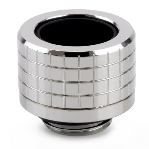 Image of Thermal Grizzly DeltaMate HT14 Hard Tube Fitting - Gloss Nickel - G1 /4 inch