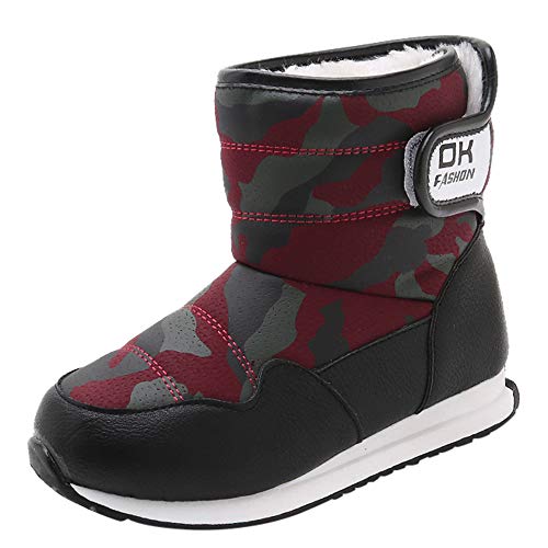 OHQ Zapatillas De Deporte NiñOs Bebé Nieve Zapatos Camuflaje Invierno Moda Calientes Botines Martin NiñAs Zapatillas De Gimnasia