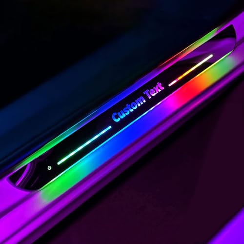 Sillines de Puerta LED magnéticos para automóvil, Luces de Puerta de automóvil, Luces de Entrada con Logotipo de Vevall, 2 Piezas de Logotipo o Texto Personalizado, Compatible con la mayoría de los