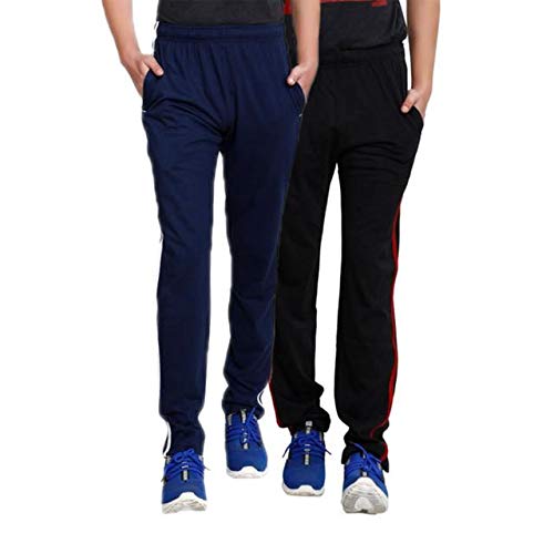 T.T. Men Comfort Fit Cotton Trackpant Pack of 2