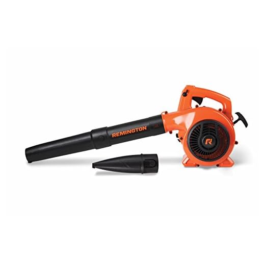 Remington RM430 Hero 25cc 2-Cycle Engine Gas Powered Leaf Blower - Handheld Gasoline Blower for Lawn Care, Orange