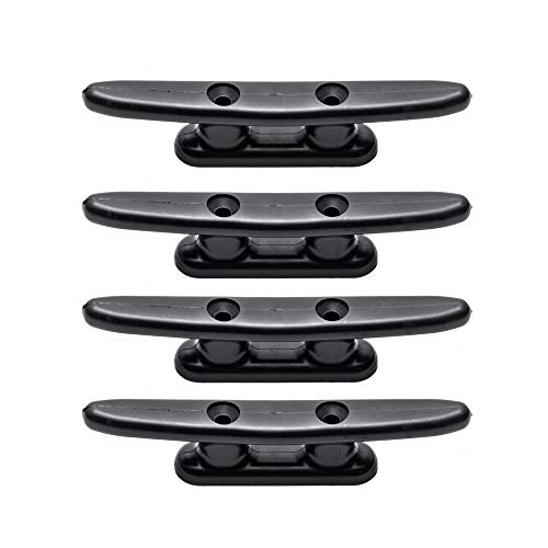 2 PACK BOAT MARINE DOCK YACHT 41/2" HEAVY DUTY BLACK NYLON OPEN BASE