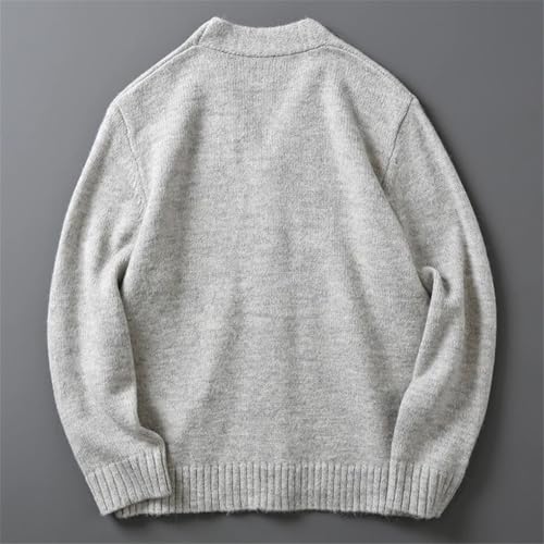 Men's Cardigan Sweater Long Sleeve Casual V Neck Lightweight Knitted Cardigans2