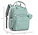 BabbleRoo Diaper Bag Backpack - Baby Essentials Travel Bag - Multi Function Water Resistant Diaper Bag, Travel Essentials Baby Bag with Changing Pad, Stroller Straps & Pacifier Case – Sage Green