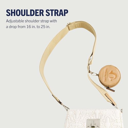 True Religion Women's Crossbody Bag, Quilted Denim Purse Handbag with Adjustable Removable Shoulder Strap4