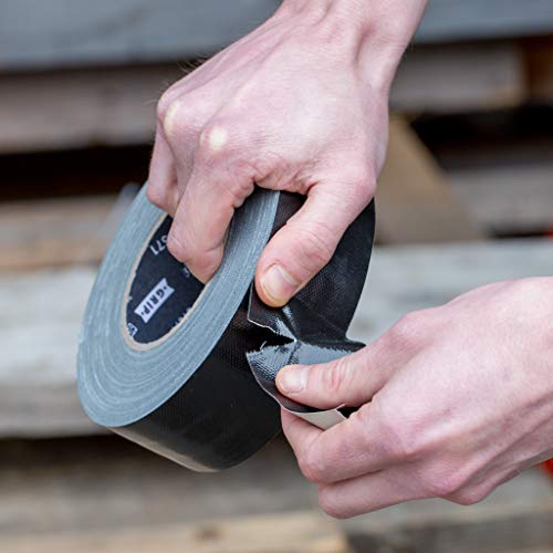 GRIP Eventbasics GT 571 Universal Fabric Tape Black 50 mm x 50 m Gaffa Tape for , Bundling and Attaching - Image 4