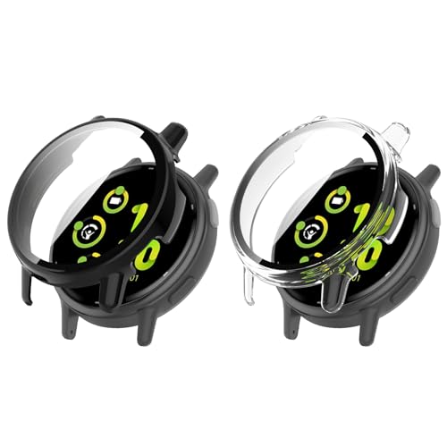 [ToVioc] �P�[�X For Garmin Vivoactive 5 �ی�P�[�X �y2���Z�b�g�z �ی�J�o�[ �K���X�t�B���� ��̌^ �V�f�U�C�� PC+�K���X�f�� �S�ʕی� �ϏՌ� ���h�~ �����ȒP �����ߗ� �����x �J�o�[ Garmin Vivoac