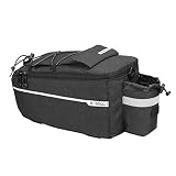 Alforja para Bicicleta, portaequipajes Plegable, Gran Capacidad de 10 l, con Bolsa de hervidor de Agua, Forro de...
