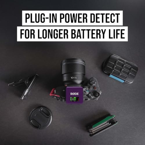 RØDE Wireless GO Gen 3 micro sans fil compact pourpre pour smartphone et caméra - 7