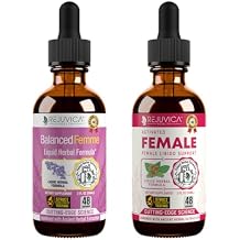 Rejuvica Health Balanced Femme + Activated Female Bundle - Advanced Female Support Bundle -Liquid Delivery for Better Absorption