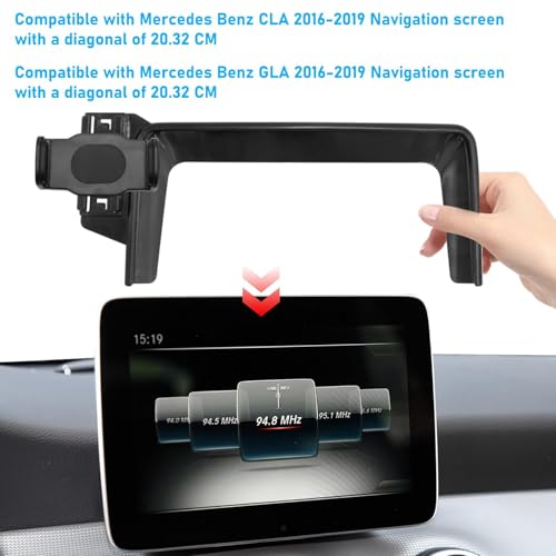 TTCR-II Car Phone Holder Compatible with Mercedes Benz CLA 2016-2019/GLA 2016-2019, Car Phone Mount for CLA 8inch Screen - Image 3