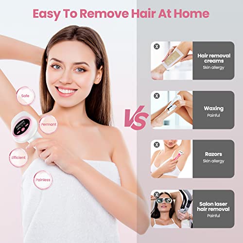Laser Hair Removal for Women and Men 3-N-1 IPL Device Permanent 999,999 Flashes FDA Cleared Hair Removal for Face Armpits Legs Arms Bikini Line Whole Body Use - Thumbnail 3
