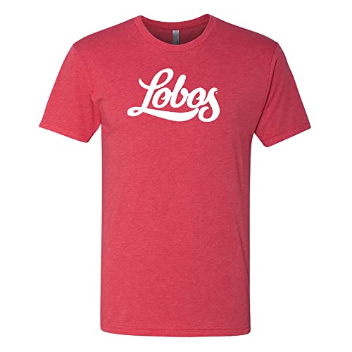 UGP Campus Apparel AS1070NL - New Mexico Lobos Script Wordmark Premium Triblend T Shirt - X-Large - Vintage Red