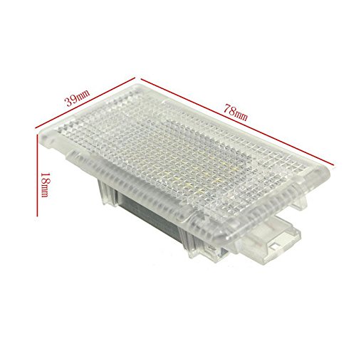 White Led Footwell Luggage Trunk Cargo Area Light Assembly Replacement For Bmw X5 E36 E39 E90 E46 E53 E66 E61 F01 Error Free 24 Led Interior Car Lamp Bulb #TOP1