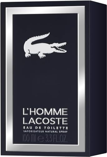 Lacoste Lacoste l`homme eau de toilette holzig-würziger herren-duft mit vetiver amber und moschus-noten für den modernen mann 100ml