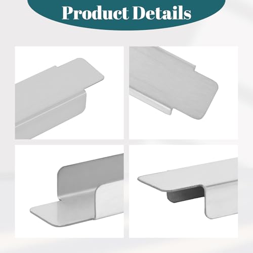 tonchean 12pcs 21inch Stainless Steel Steam Table Adapter Bars Hotel Pan Divider for Full & Fractional Size Pans Commercial Food Service Accessories