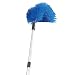 Multi-use Telescopic Gutter Cleaner with Bristle Brush and Pad Head and Extendable Plastic Handle