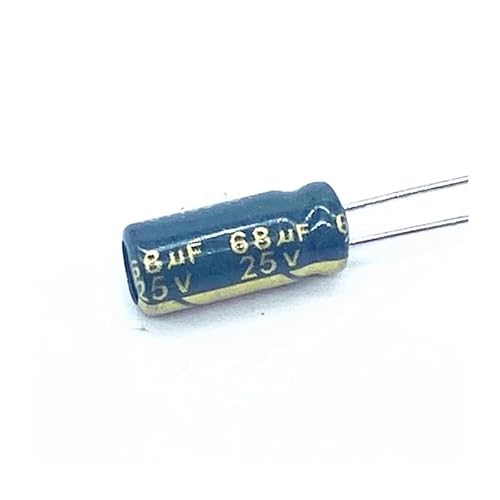 ICXLPMC 30pcs/lot 25V 68UF Low ESR/Impedance high frequency aluminum electrolytic capacitor size 5 * 11 68UF25V 20%