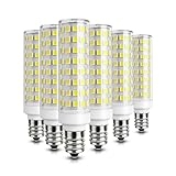 GOHDLAMP E12 9W 6000K LED燭台電球 100W相当 1200lm 0.7 x 3.1インチ 調光不可 6個パック