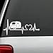 F1026 Camper Travel Trailer Heartbeat Lifeline Decal Sticker