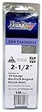 2-1/2' x 15 Gauge Angled Finish Nails - to fit Bostitch Nailers - 1,000 pc. pack - Type 304 Stainless Steel - Similar to Bostitch FN1540