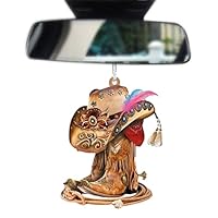 Llavero De Caballo Animado 2D En Acrílico Para Coche - Decoración Divertida Para Mujeres, Vehículos, Bolsos Y Regalos Especiales