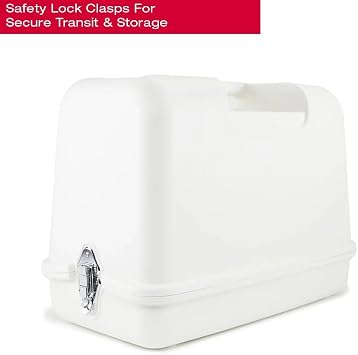 SINGER Universal Hard Carrying Case for Sewing Machine, White