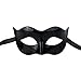 Produktbild LUOEM Männer Masquerade Maske Ball Half Face Augenmaske für venezianischen Halloween Kostüm Party Cool Maske (schwarz)