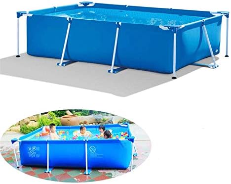 Family Support Pool, Detachable Tubular Children's Pool, Rectangular Frame, Easy to Assemble and Disassemble, Durable and Suitable for Patio