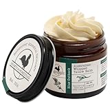 Hearth and Homestead: Handmade Blue Outback Australian Whipped Tallow Balm with Emu, Jojoba, Sandalwood, and Blue Cypress - 1.3 oz