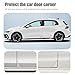 HQRNYP 4PCS Car Door Guard Protector, Car Door Edge Guard, Anti-Collision Vehicle Side Corner Protector, Auto Accessories Self-Adhesive Auto Edge Protection Cover Fit for Most Vehicle (Transparent)