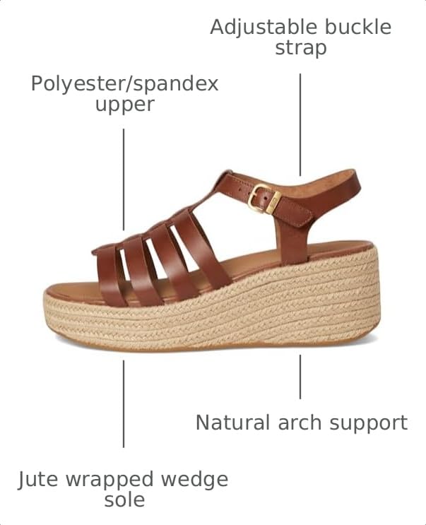 Image of FitFlop Platfforms Espadrille Fisherman Wedge Sandals