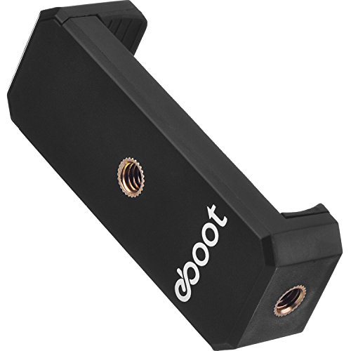 eBoot Universale Monopiede Treppiede Adattatore Porta Smartphone Montaggio per iPhone 6Plus 6, iPhone 7Plus 7, Samsung Galaxy (Montaggio a Vite)