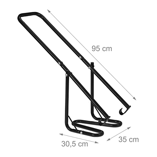 Relaxdays Müllpresse für die Mülltonne, 2er Set, Stahl, manueller Müllverdichter Hausmüll, Restmüll, Plastik, schwarz - Image 5