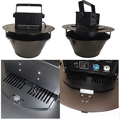 Máquina colgante para confeti flotante para bodas, espectáculos en vivo, DJ, discoteca, bar, fiestas y Navidad, con control DMX 512 y mando a distancia, color negro miniatura 7
