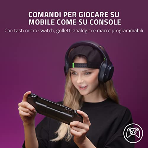Kishi V2 per iPhone - Controllore di Gioco Mobile (Adatto a Tutti con Ponte Estensibile, Streaming di Giochi per PC e Console, Design ergonomico, Alimentato dall'app Nexus) Nero - Controller - Immagine 3