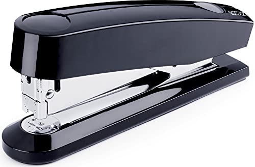 Novus B7a Power Assisted Stapler, 50% Less Effort, 30 Sheet Capacity, Dual Staple Guide, German Engineered, Staple|Pin|Tack (Black)